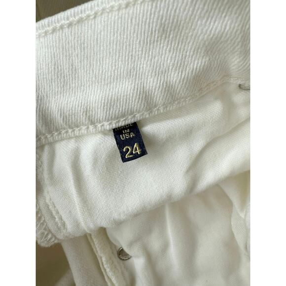 Ramy Brook NWT Langley White High Rise Ankle Jeans size 24 - Picture 11 of 15